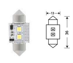 Лампа светодиодная 'CANBUS LED T11' 12В, 2шт