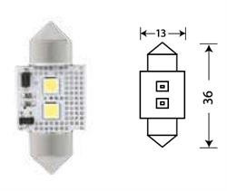 Лампа светодиодная 'CANBUS LED T11' 12В, 2шт
