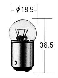 Лампа накаливания 'стандарт P21/5W' 12В 7/3,4Вт, 1шт
