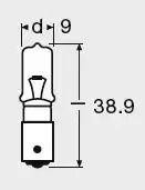 Лампа накаливания 'Original Line H21Вт' 24В 21Вт, 1шт