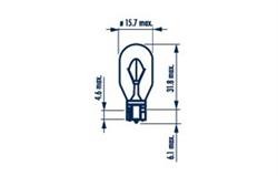 Лампа накаливания 'Indicator lamps with wedge base W16W' 12В 16Вт