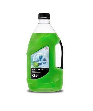 Жидкость стеклоомывателя зимняя antifrost -25c green apple 4л