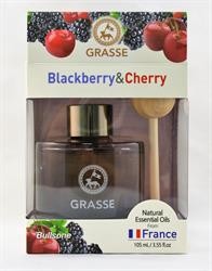 Диффузор-ароматизатор с сосновой палочкой "GRASSE L"ESTEREL Black berry&Cherry", 105мл