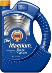 Моторное масло полусинтетическое "Magnum Super 5W-40", 4л