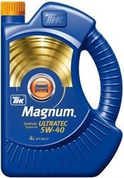 Моторное масло синтетическое "Magnum Ultratec 5W-40", 4л
