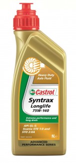 Трансмиссионное масло синтетическое "Syntrax Longlife 75W-140", 1л