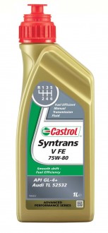 Трансмиссионное масло синтетическое "Syntrans V FE 75W-80", 1л