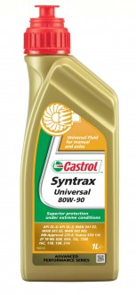 Трансмиссионное масло синтетическое "Syntrax Universal 80W-90", 1л