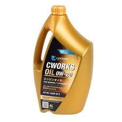 Моторное масло синтетическое "CWORKS OIL 0W-20", 4л