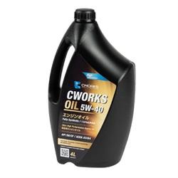 Моторное масло синтетическое "CWORKS OIL 5W-40", 4л
