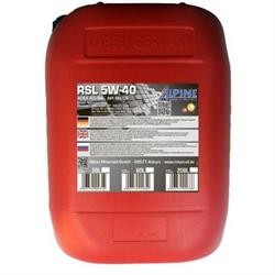 Моторное масло синтетическое "RSL 5W-40", 20л