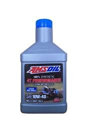 Моторное масло синтетическое "100% Synthetic 4T Performance 4-Stroke Motorcycle Oil 10W-40", 0.946л