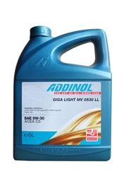 Моторное масло синтетическое "Giga Light (Motorenol) MV 0530 LL 5W-30", 5л