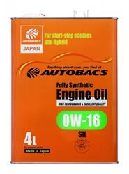 Моторное масло синтетическое "ENGINE OIL 0W-16", 4л