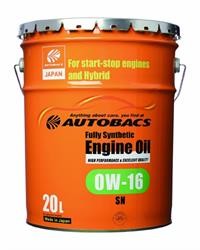 Моторное масло синтетическое "ENGINE OIL 0W-16", 20л