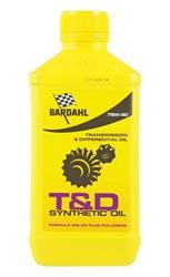 Трансмиссионное масло синтетическое "T&D SYNTHETIC OIL 75W-90", 1л