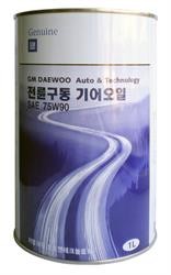Трансмиссионное масло синтетическое "GM DAEWOO 75W-90", 1л