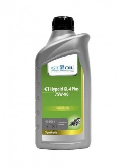 Трансмиссионное масло синтетическое "GT Hypoid GL4 Plus 75W-90", 1л
