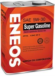 Моторное масло полусинтетическое "SUPER GASOLINE SL 5W-30", 4л