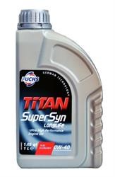 Моторное масло синтетическое "TITAN SUPERSYN LONGLIFE 0W-40", 1л