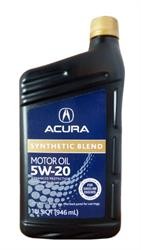 Моторное масло синтетическое "ACURA Synthetic Blend 5W-20", 0.946л