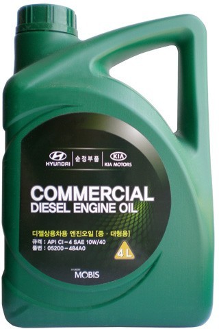 Моторное масло полусинтетическое "Commercial Diesel 10W-40", 4л