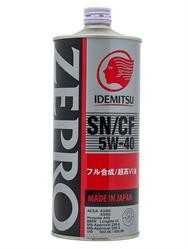Моторное масло синтетическое "Zepro Euro Spec SN/CF 5W-40", 1л