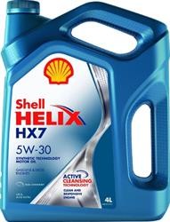 Моторное масло полусинтетическое "Helix HX7 5W-30", 4л