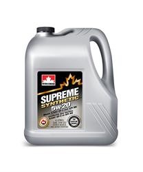 Моторное масло синтетическое "Supreme Synthetic 5W-20", 4л
