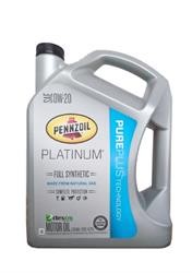 Моторное масло синтетическое "Platinum Full Synthetic Motor Oil (Pure Plus Technology) 0W-20", 4.73л