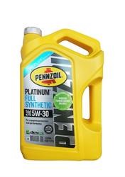 Моторное масло синтетическое "Platinum Full Synthetic Motor Oil 5W-30", 4.73л
