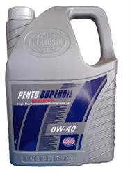Моторное масло синтетическое "Pento Superoil 0W-40", 5л