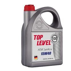 Моторное масло минеральное "Top Level 15W-40", 4л