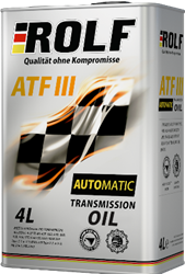 Трансмиссионное масло минеральное "ATF III", 4л