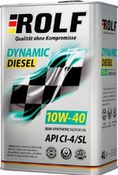 Моторное масло полусинтетическое "Dynamic Diesel 10W-40", 4л