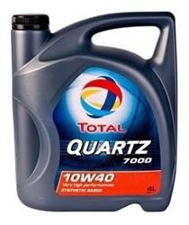 Моторное масло полусинтетическое "QUARTZ 7000 10W-40", 4