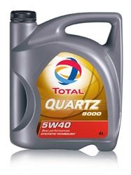 Моторное масло синтетическое "QUARTZ 9000 5W-40", 4