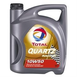 Моторное масло синтетическое "QUARTZ RACING 10W-50", 5л