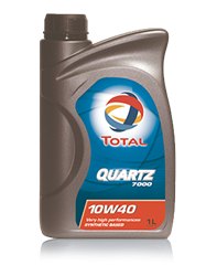 Моторное масло полусинтетическое "QUARTZ 7000 10W-40", 1