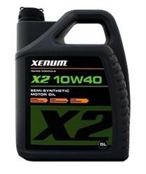 Моторное масло полусинтетическое "X2 10W-40", 4л