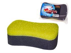 Губка для мытья автомобиля с сеткой для удаления налета и насекомых 170х108х53мм gp1590